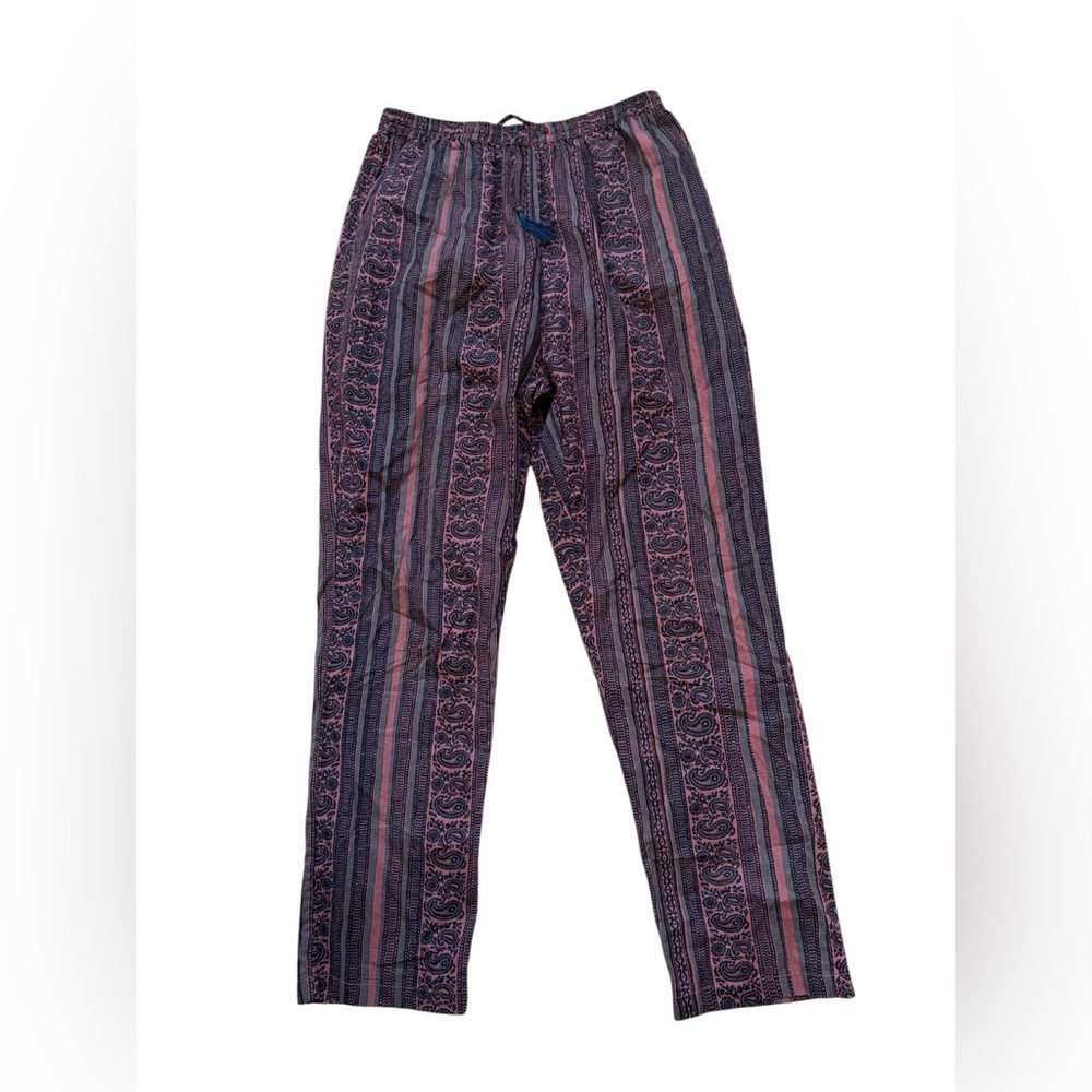 Natalie Martin cotton print casual pants size large‎
